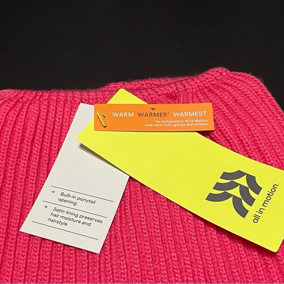 Cat & Jack Beanie & All in Motion Beanie with Built in ponytail opening #B917 - Picture 3 of 5